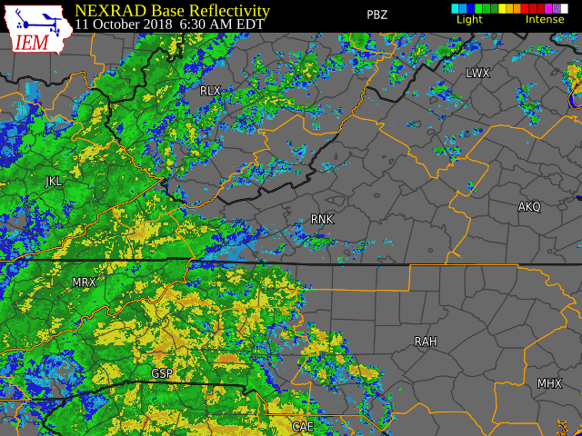 Radar Animation of Michael