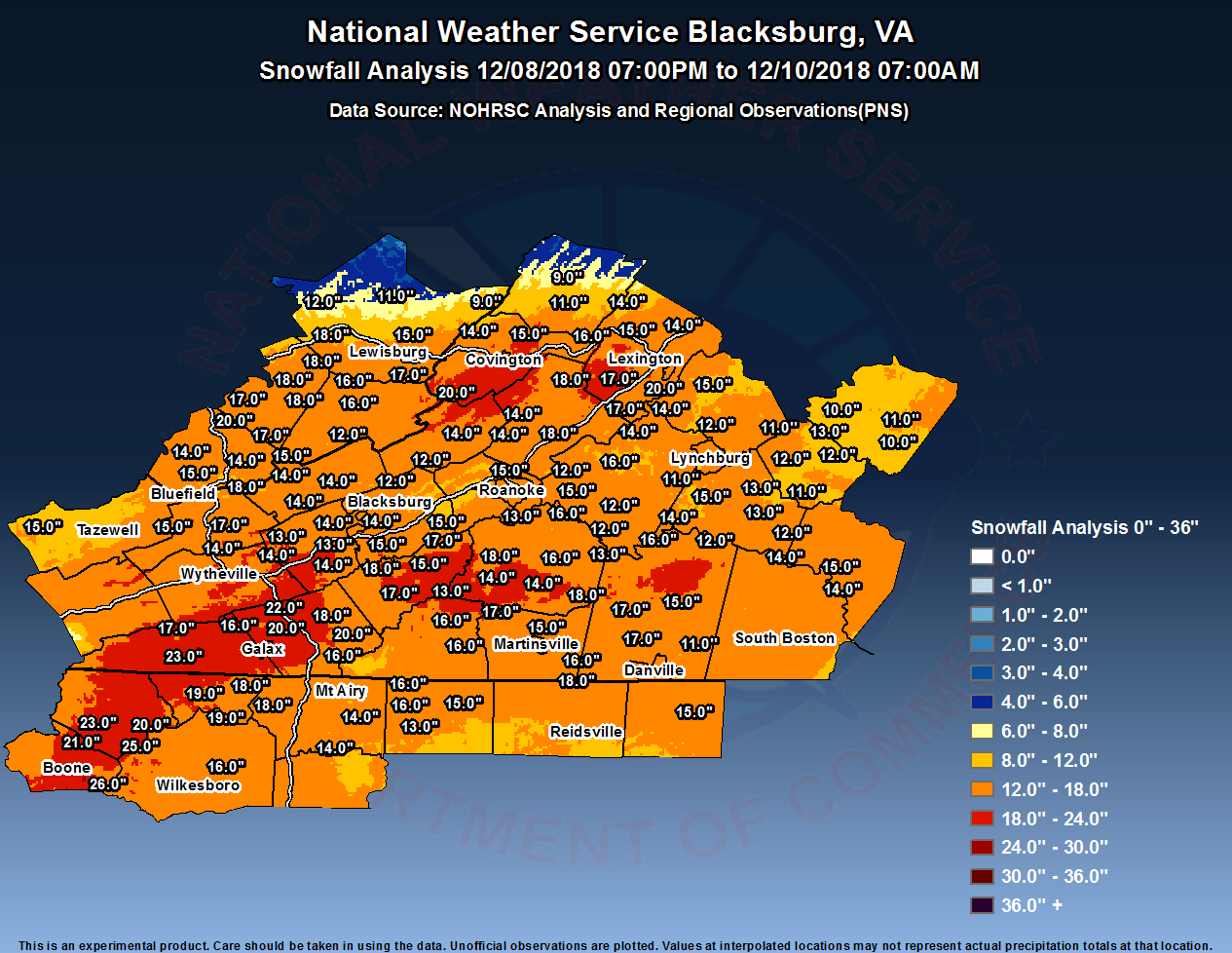 weather snowfall predictions