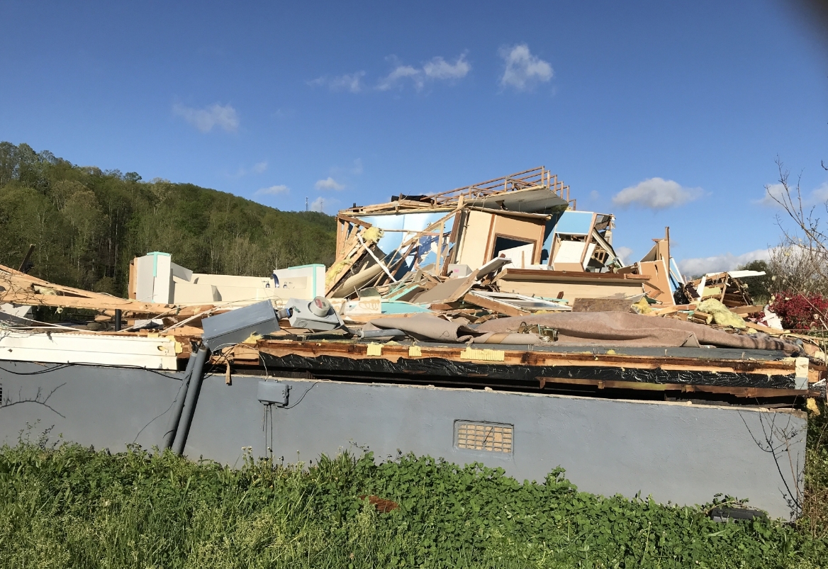 Fishburn Mountain Road home destroyed