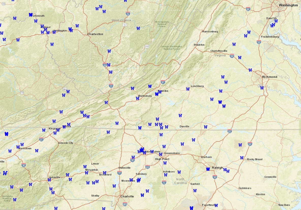 Severe Weather Reports Jan 11th, 2020
