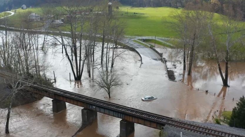 North Fork Roanoke River flooding