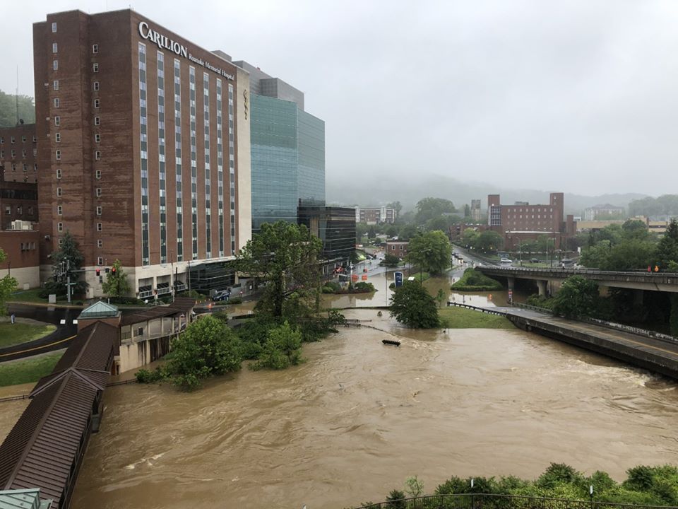 Roanoke River in Roanoke, VA