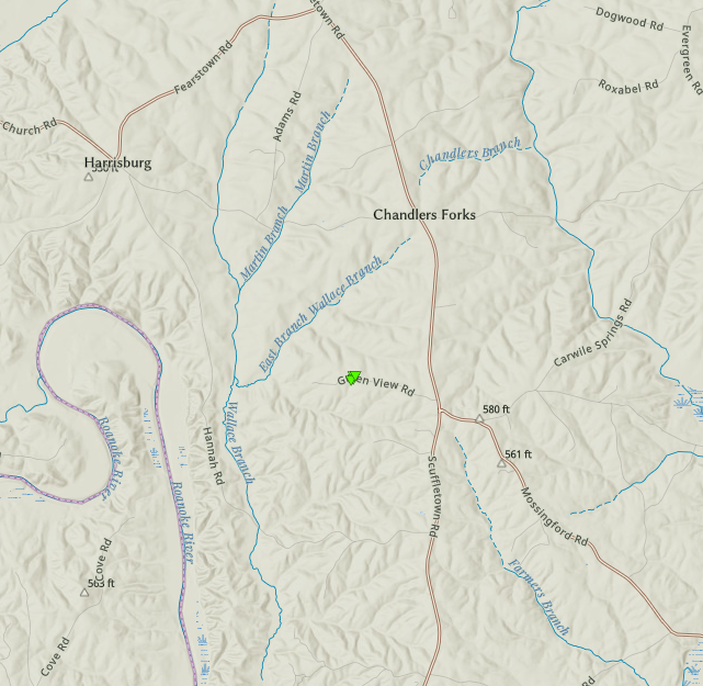 Track Map of Charlotte County Tornado