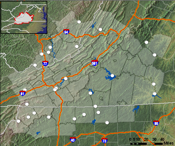 Clickable Recreation Forecast Map