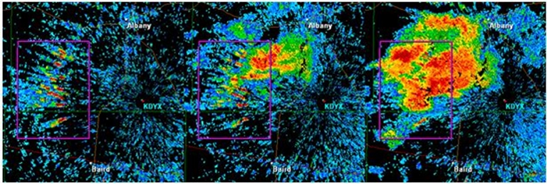 WTC-contaminated data from the Dyess AFB, TX NEXRAD