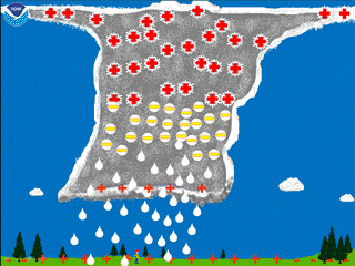 see text left, animation of lightning