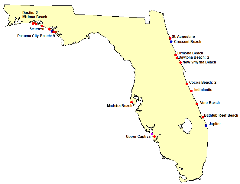 NWS Florida Surf Deaths in 2019