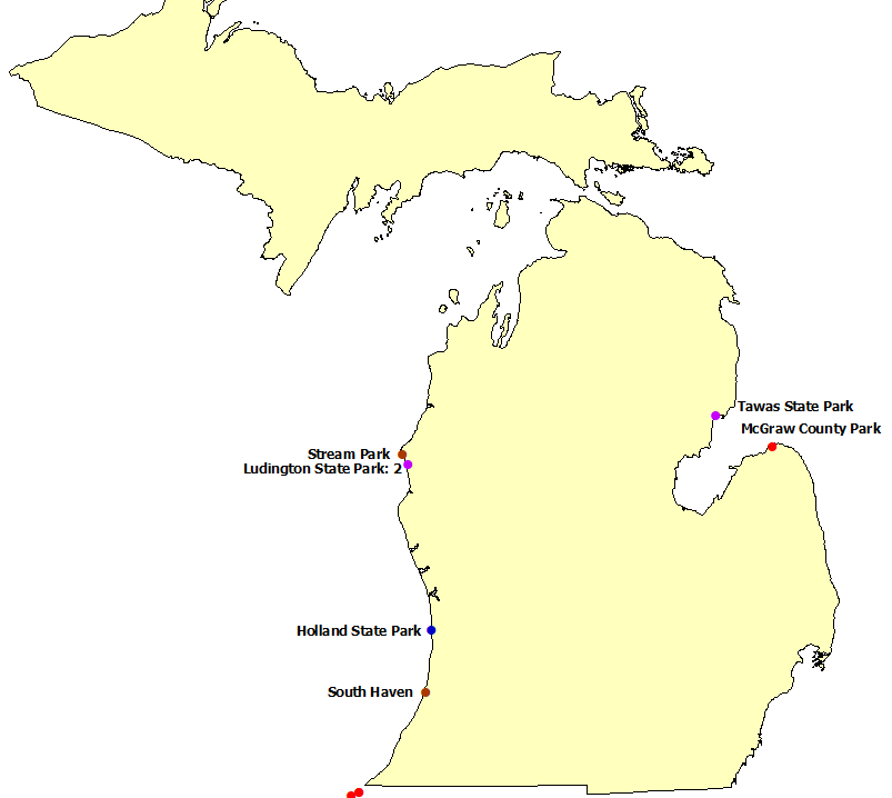 NWS Michigan Surf Deaths 2019