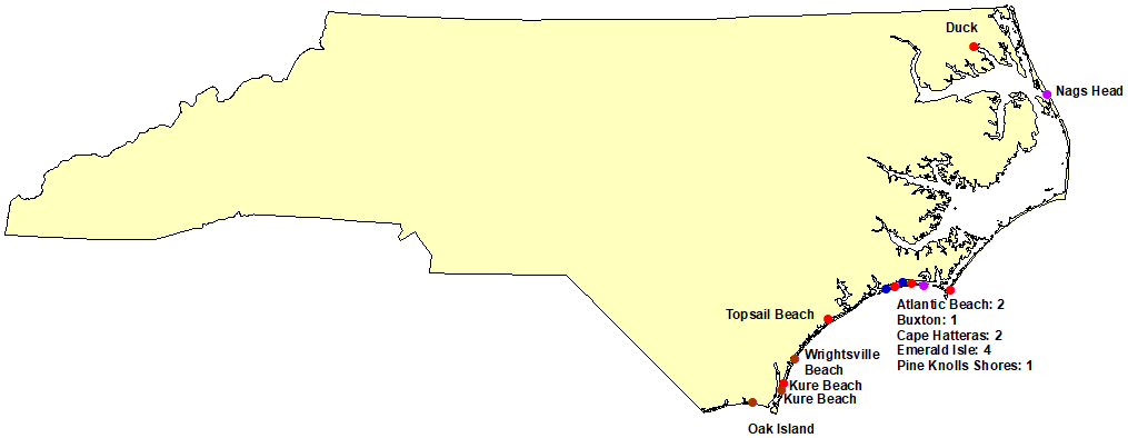 North Carolina Surf Deaths in 2019, see list below