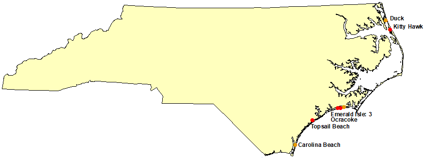 North Carolina Surf Deaths in 2019, see list below