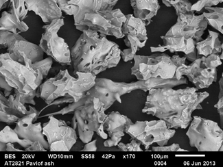 volcanic ash
