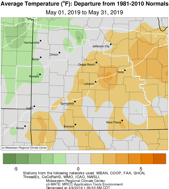 May 2019 National Climate Report