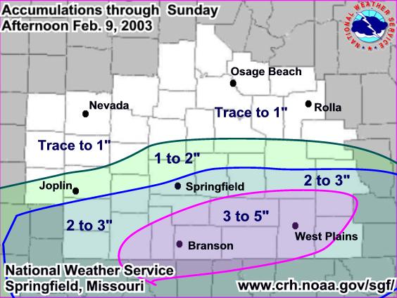 Snowfall Map