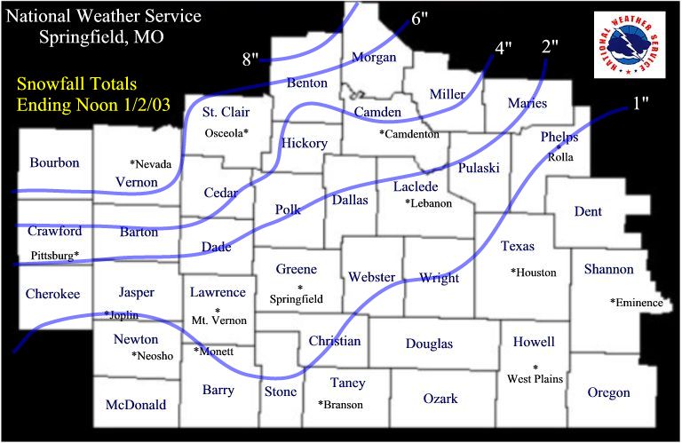 Snowfall Map
