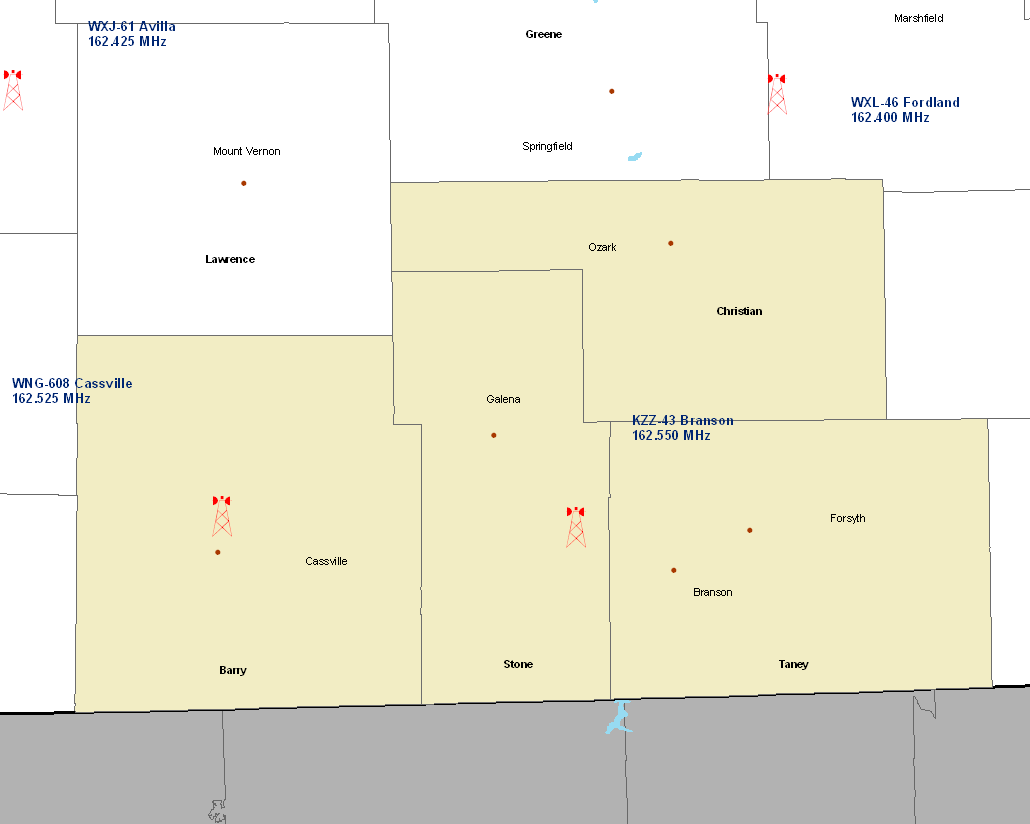 NWR Branson Coverage Map