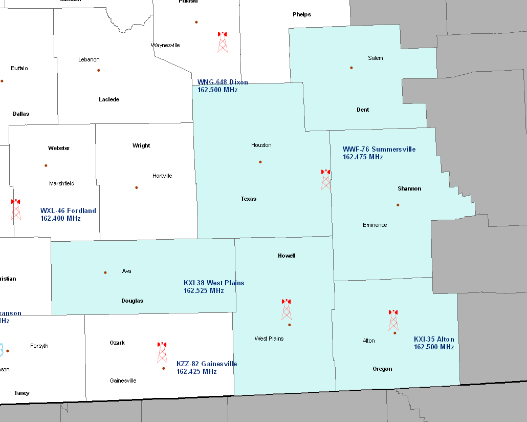 NWR Summersville Coverage Map