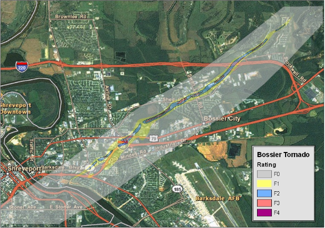 December 3, 1978: Bossier City F4 Tornado