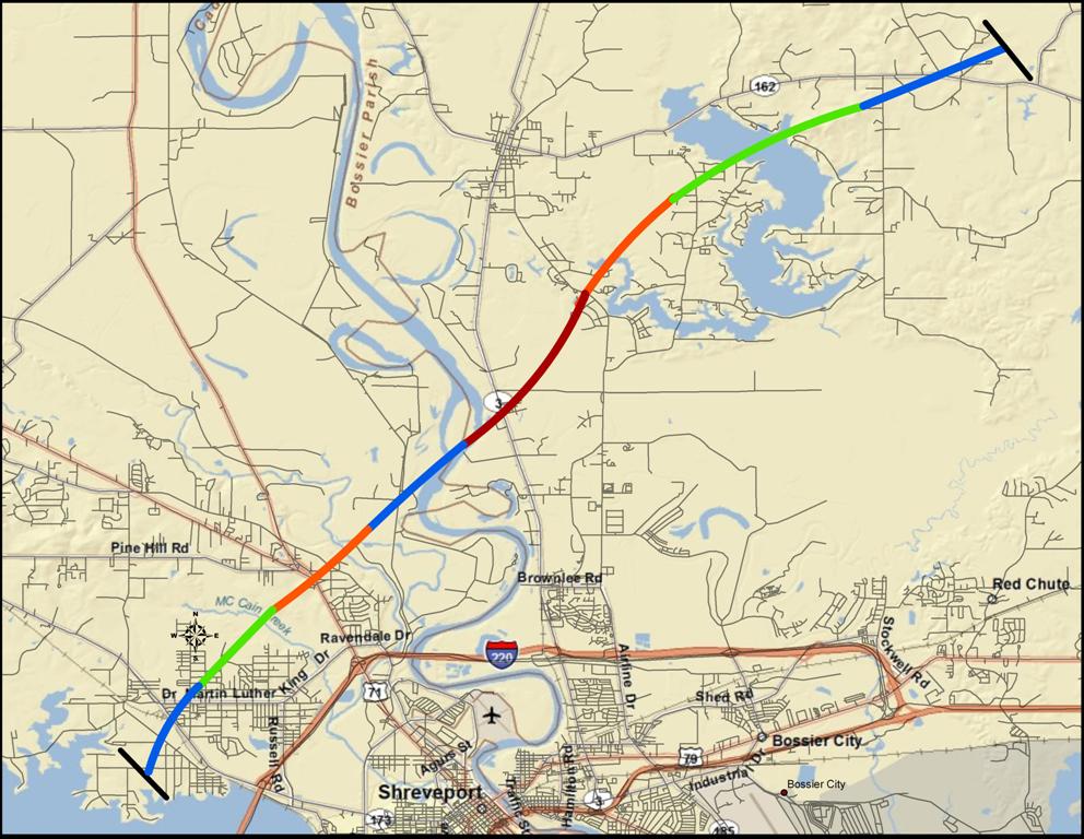 Track of the Benton tornado