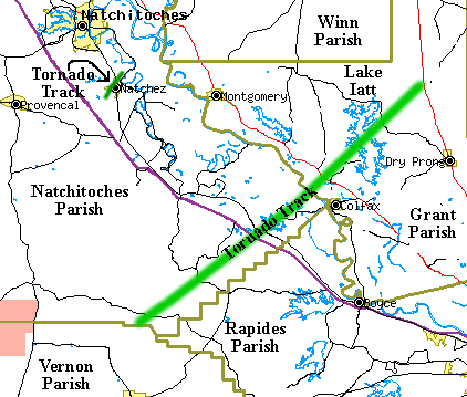 November 23, 2004: Tornadoes Across Northern Louisiana