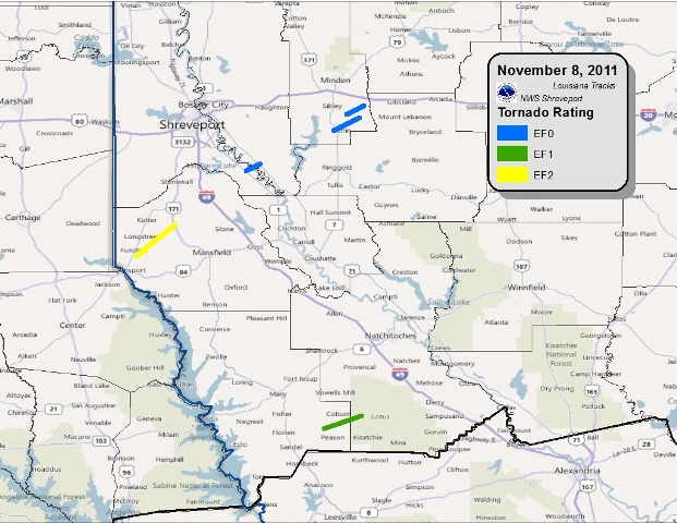 November 8, 2011: Tornado Outbreak