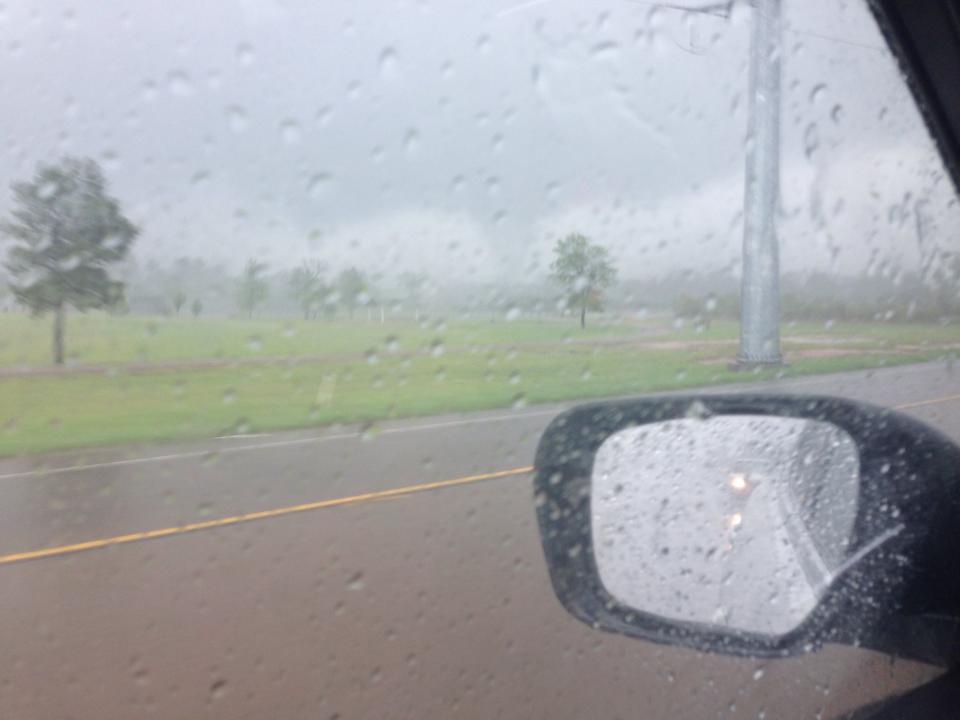 Tornado just north of Pittsburg, TX