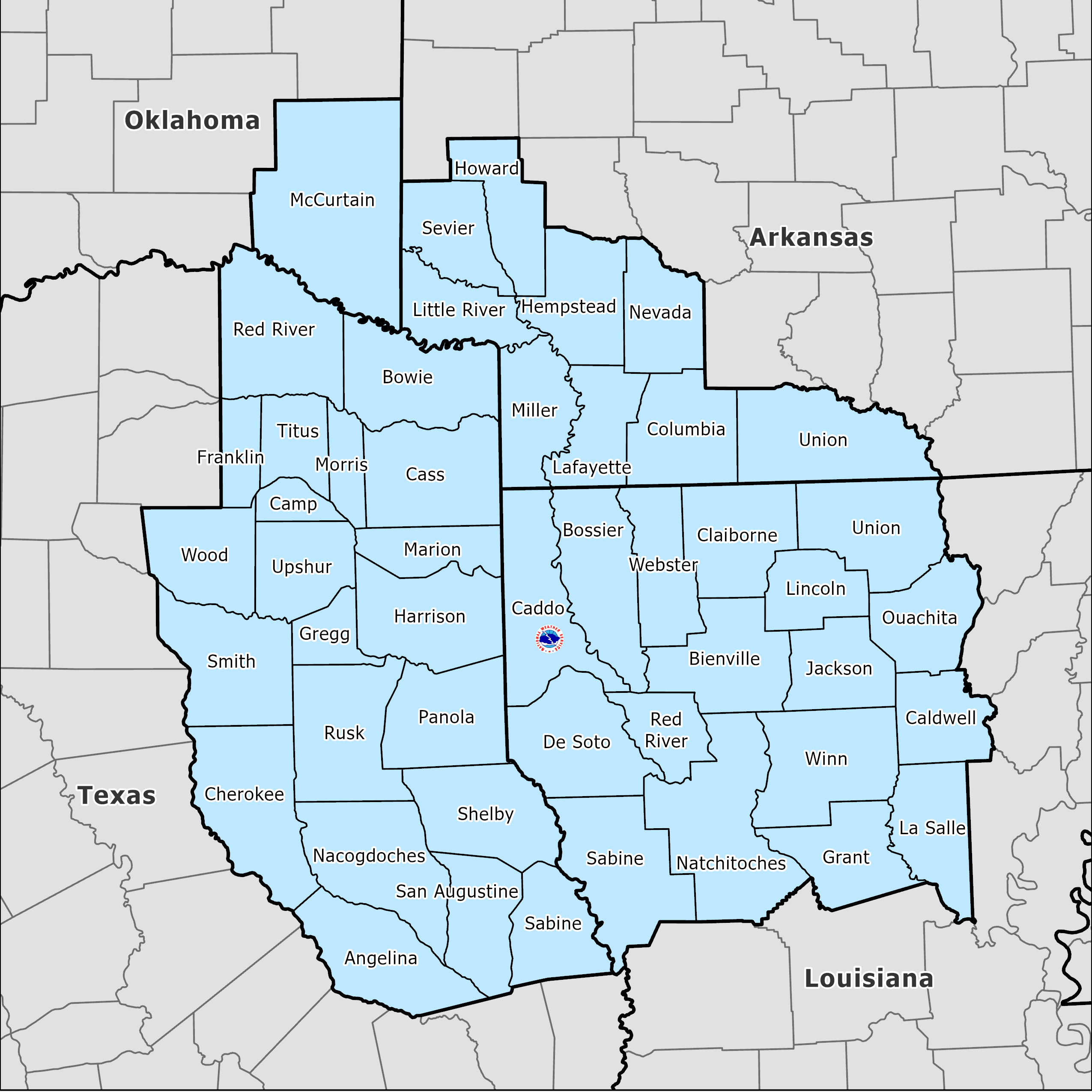 NWS Shreveport CWA