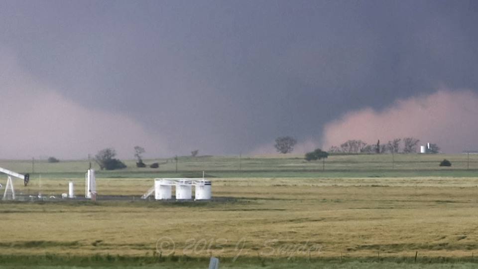 Tornado near El Reno, OK, on May 31, 2013
