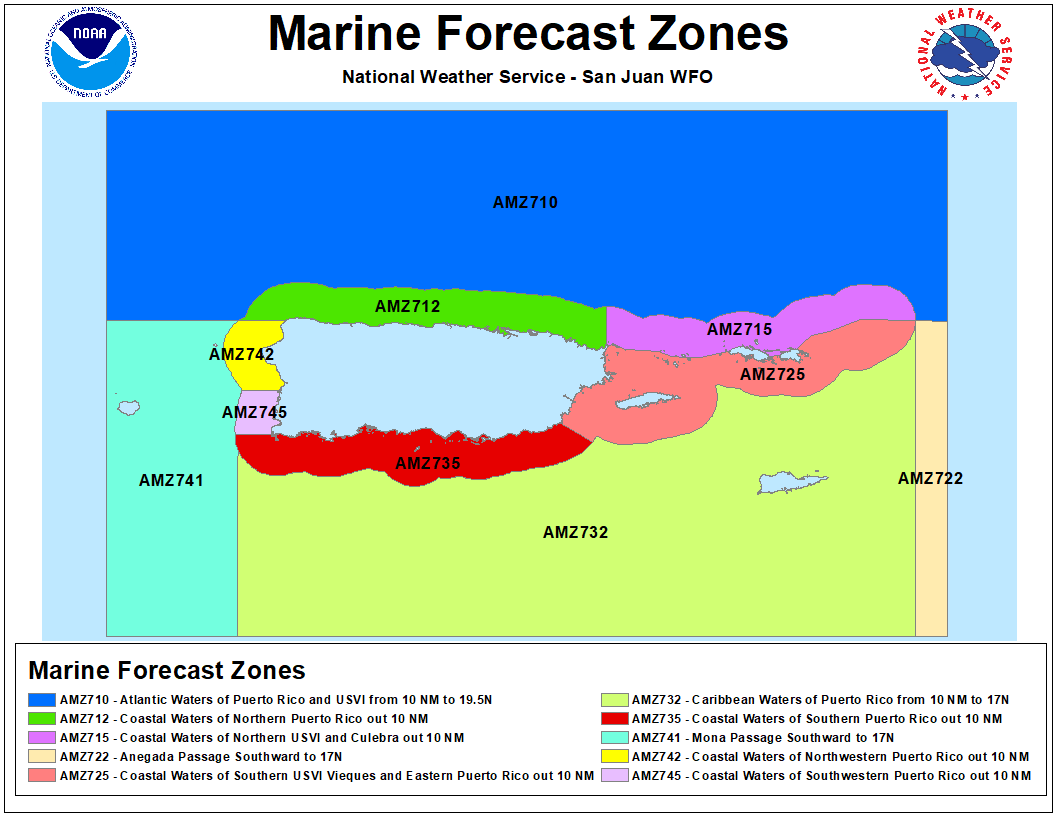 WFO San Juan Marine Zone Changes