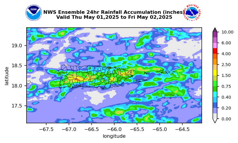 Rainfall Accumulation - Day 1