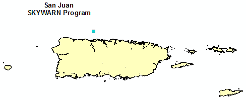 Rhode Island Skywarn Program map