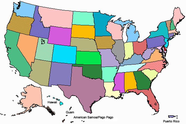 U.S. Map linking to NWS locals office within a state. For text version, go to http://www.weather.gov/organization