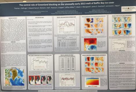 The Central Role of Greenland Blocking on the Unusually Early 2013 Melt of Baffin Bay Ice Cover