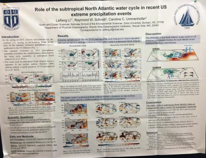 Role of the Subtropical North Atlantic Water Cycle in Recent US Extreme Precipitation Events