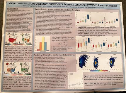 Development of an objective confidence metric for CPC's extended range forecast  by Daniel S. Harnos, Stephen Baxter, Jon Gottschalck, Scott Handel, Matthew Rosencrans, NOAA Climate Prediction Center