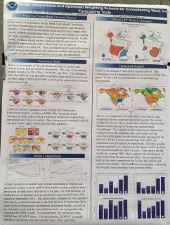 Model comparisons and optimized weighting scheme for consolidating week 3-4 forecasting tools  by Emerson LaJoie, NOAA Climate Prediction Center; Innovim LLC