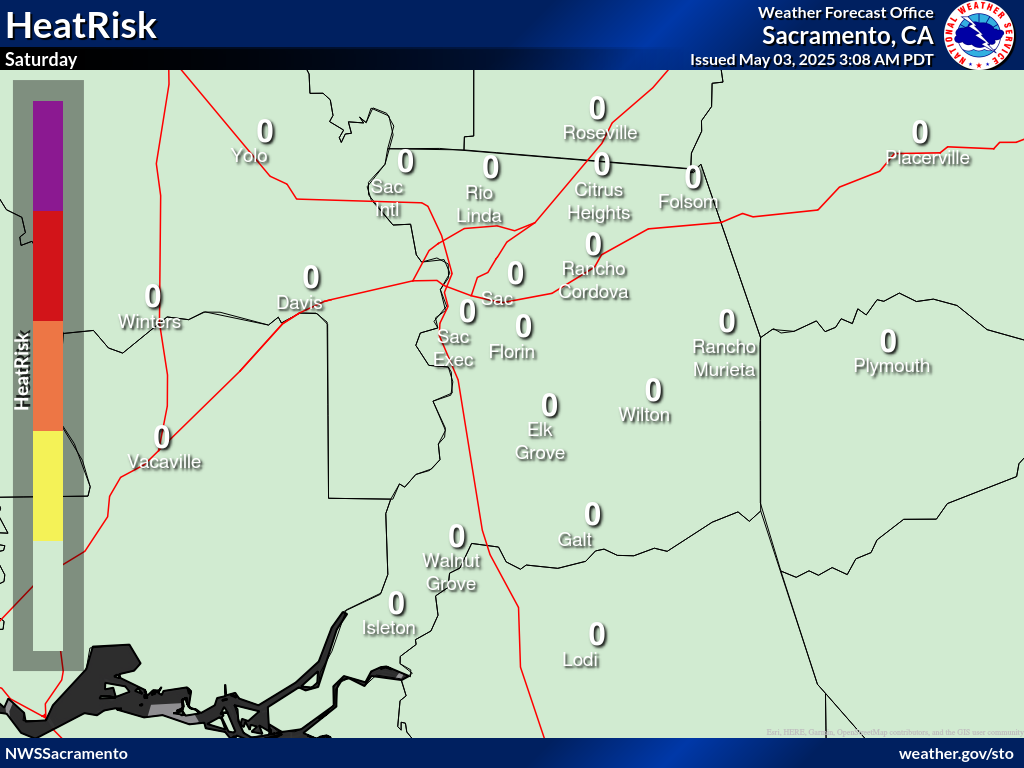 Sacramento County Forecast Briefing Page