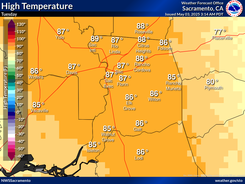 The Weather and Climate in Sacramento, California