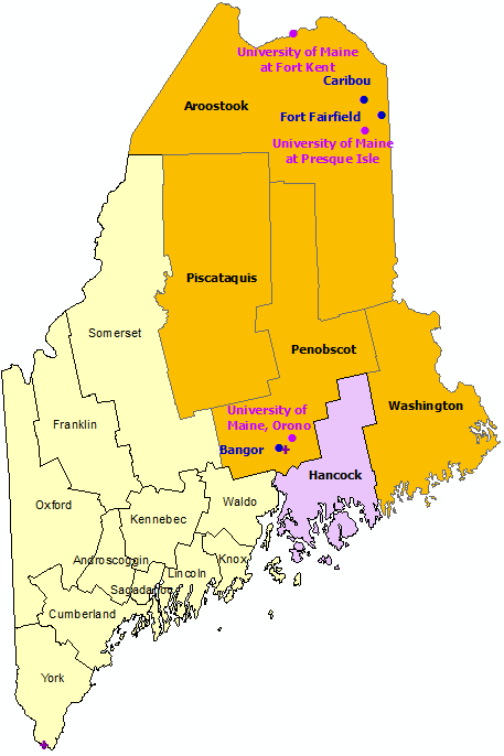 Maine StormReady and TsunamiReady Communities. Click for state map and list