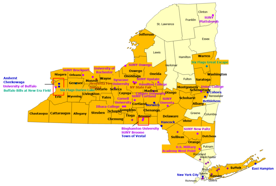 StormReady sites in New York, see list below for text