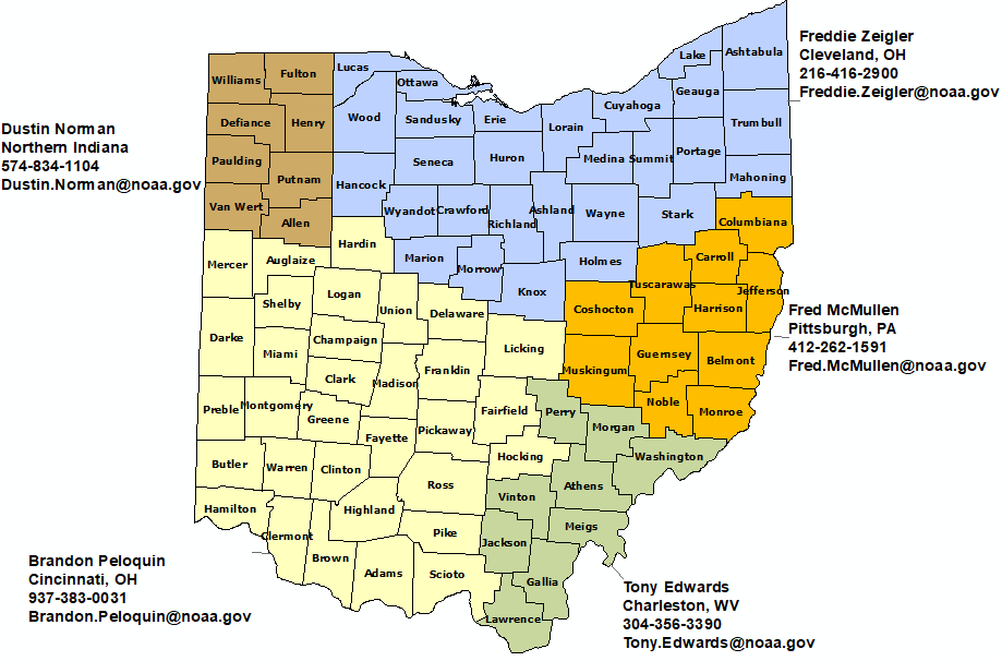 NWS Contacts in Ohio