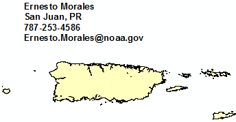 Puerto Rico StormReady Contact map