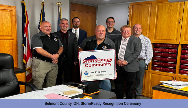 Belmont County, OH, StormReady Recognition Ceremony