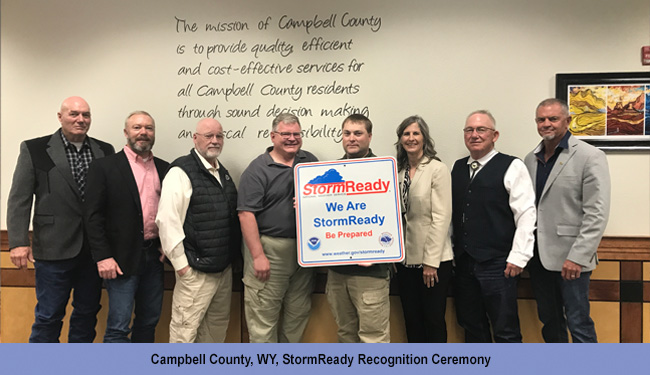 Campbell County, WY, StormReady Recognition Ceremony