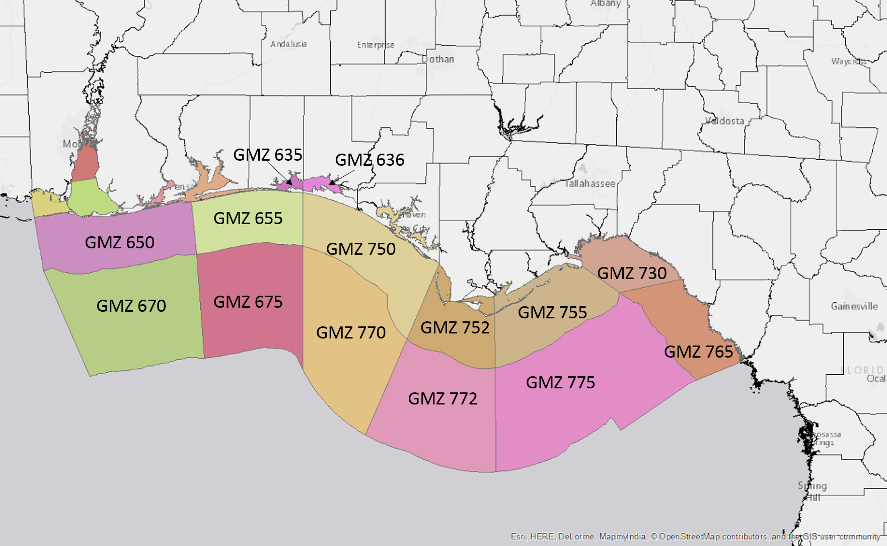 Walton County Fl Gis Marine Zone Changes