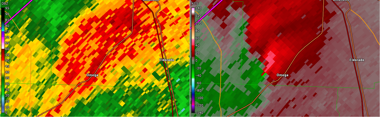 Tift County Tornado Radar Data