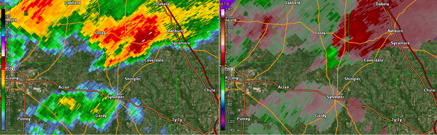 Worth County Tornado Radar Data