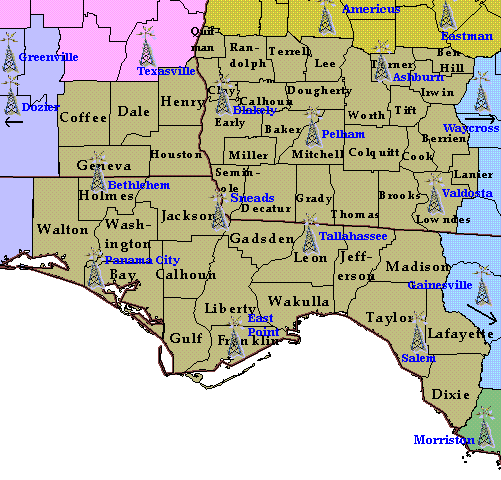 Tallahassee Florida Zip Code Map 2018