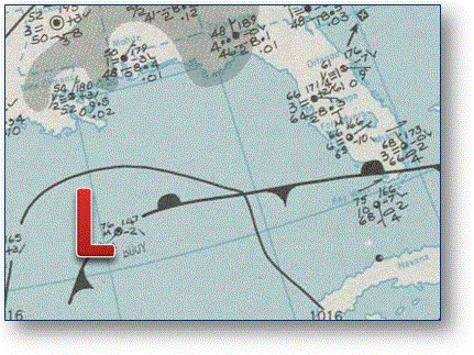 Weather map for morning December 16 1979