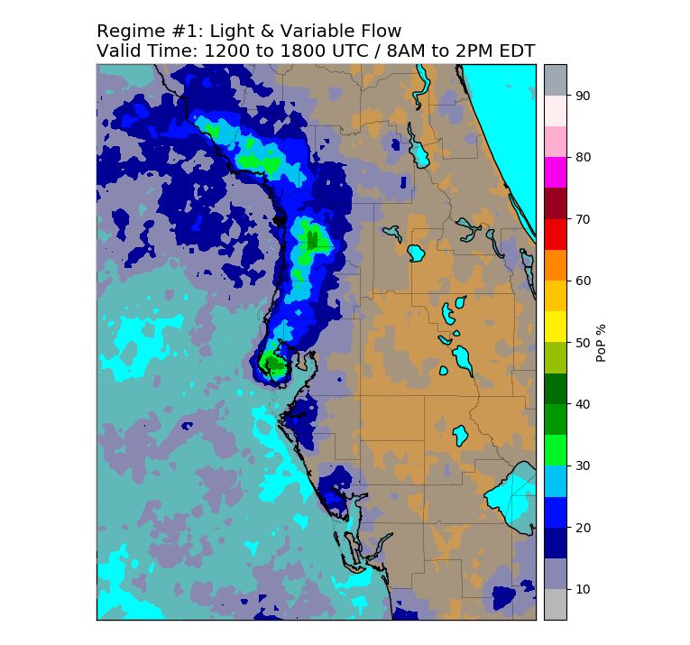 Regime 1: Light and Variable Flow, 6-hour Morning/Early Aftn graphic