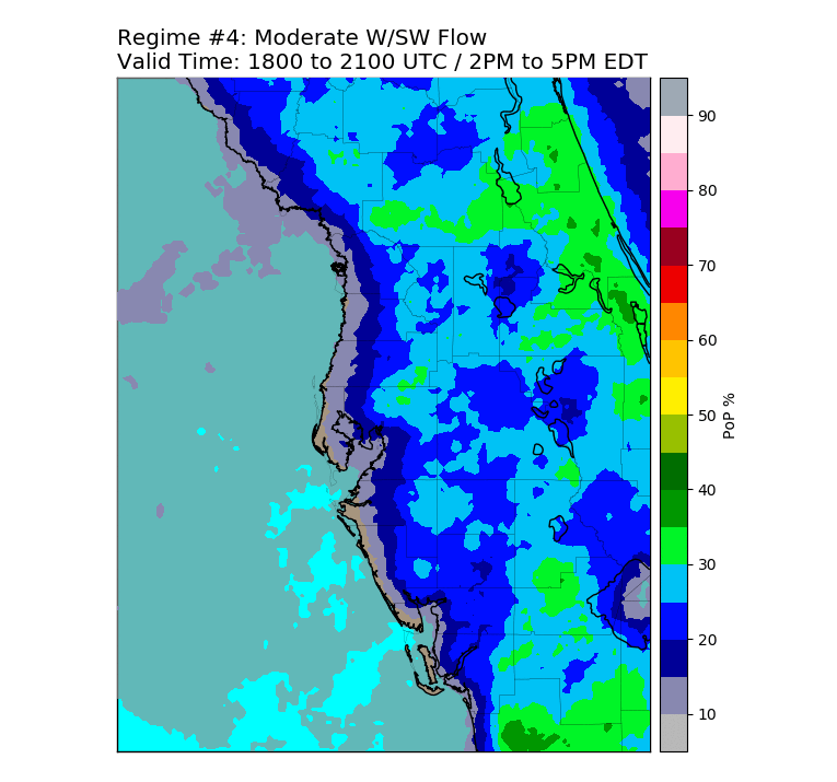 Regime 4: SW/W Wind 4 to 10 knots, 3-hour Mid-Aftn graphic